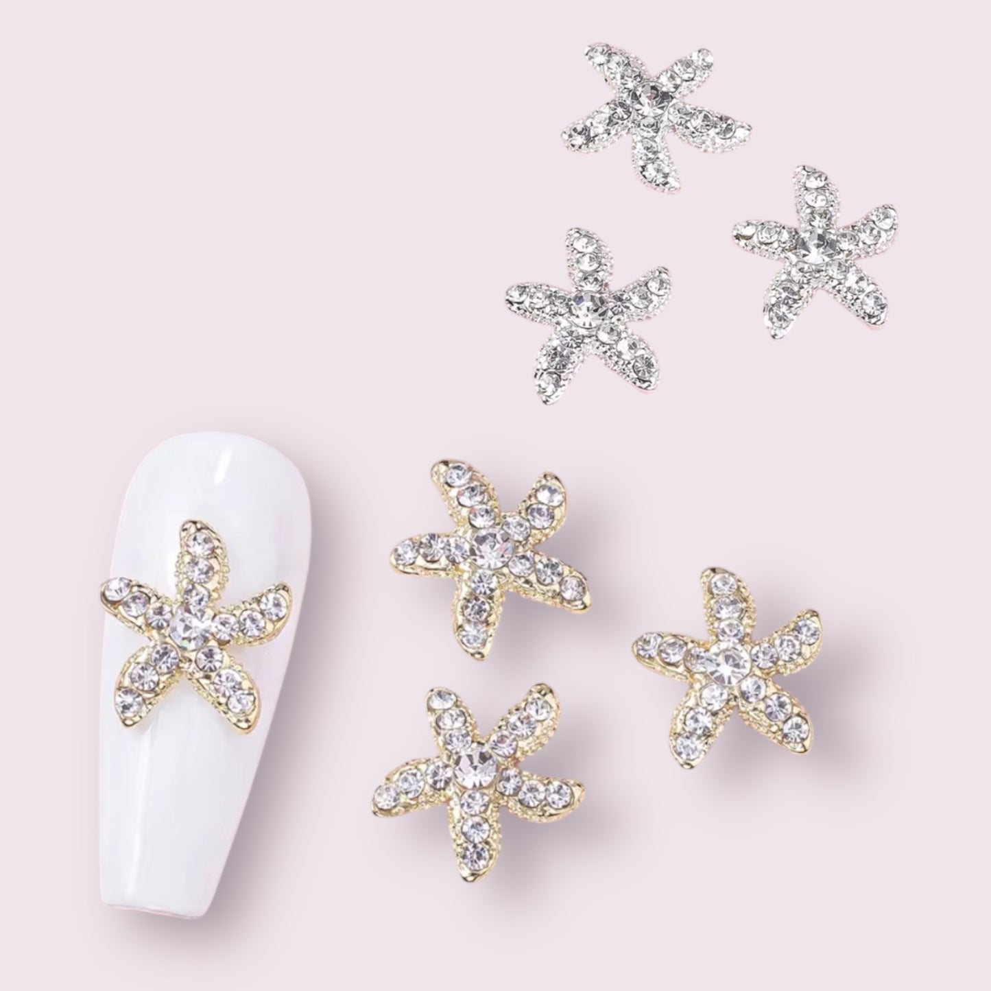 Nail Charms - Diamond Big Star 2