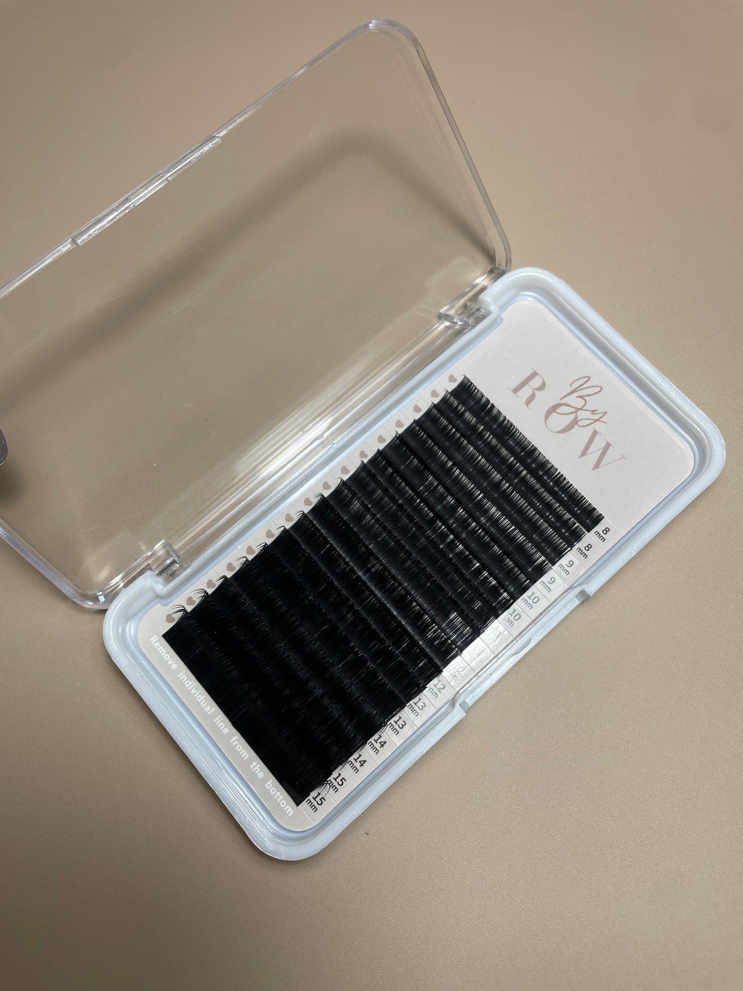 By Row Lash - Curl D dikte 0.05