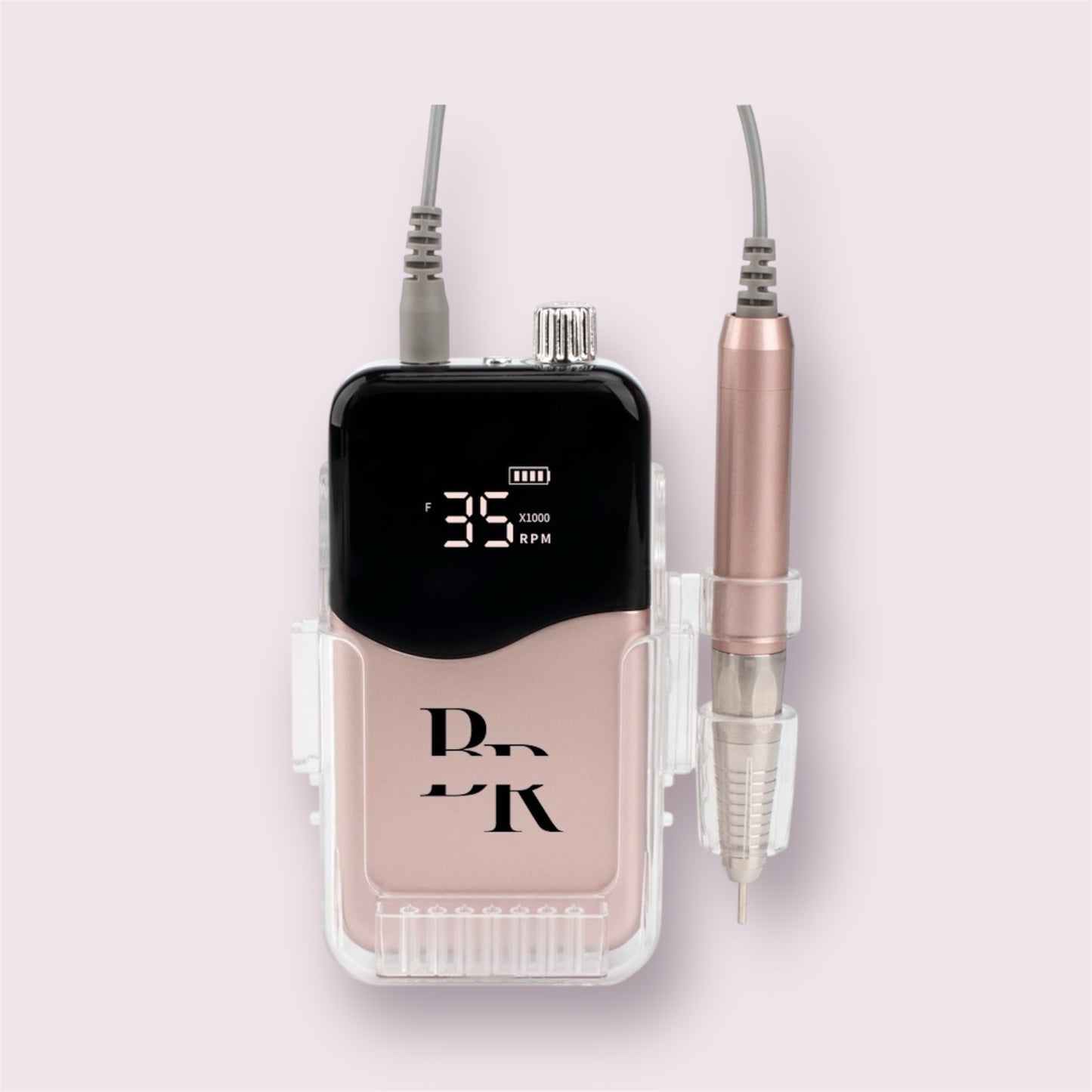 Draadloze Hybrid Brushless Nail Drill - Rose Gold