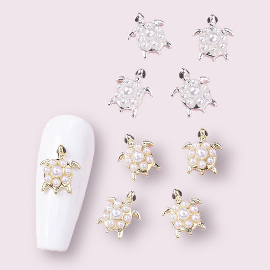 Nail charms - Pearl Sea turtle 5