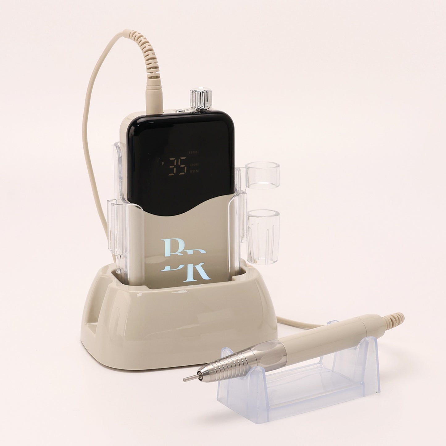 Draadloze Hybrid Brushless Nail Drill - Beige