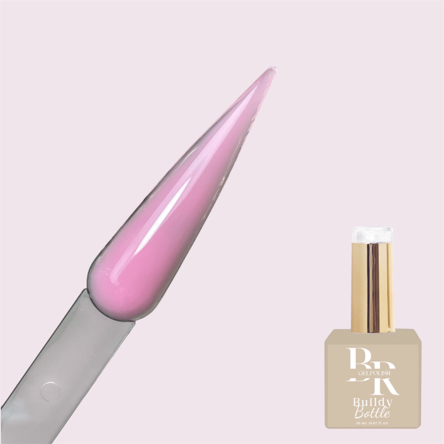 Buildy Bottle HEMA en TPO vrij - Rose Quartz