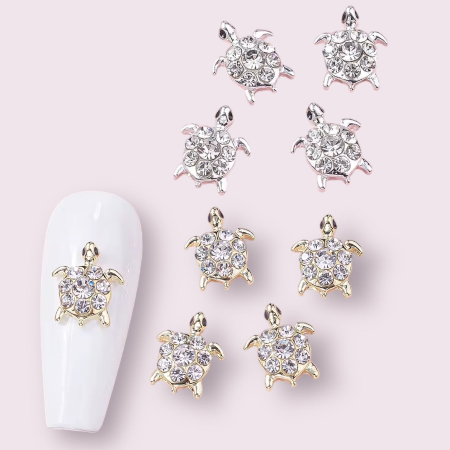 Nail Charms - Diamond Sea Turtle 3