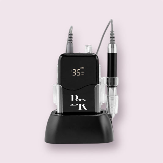 Draadloze Hybrid Brushless Nail Drill - Zwart