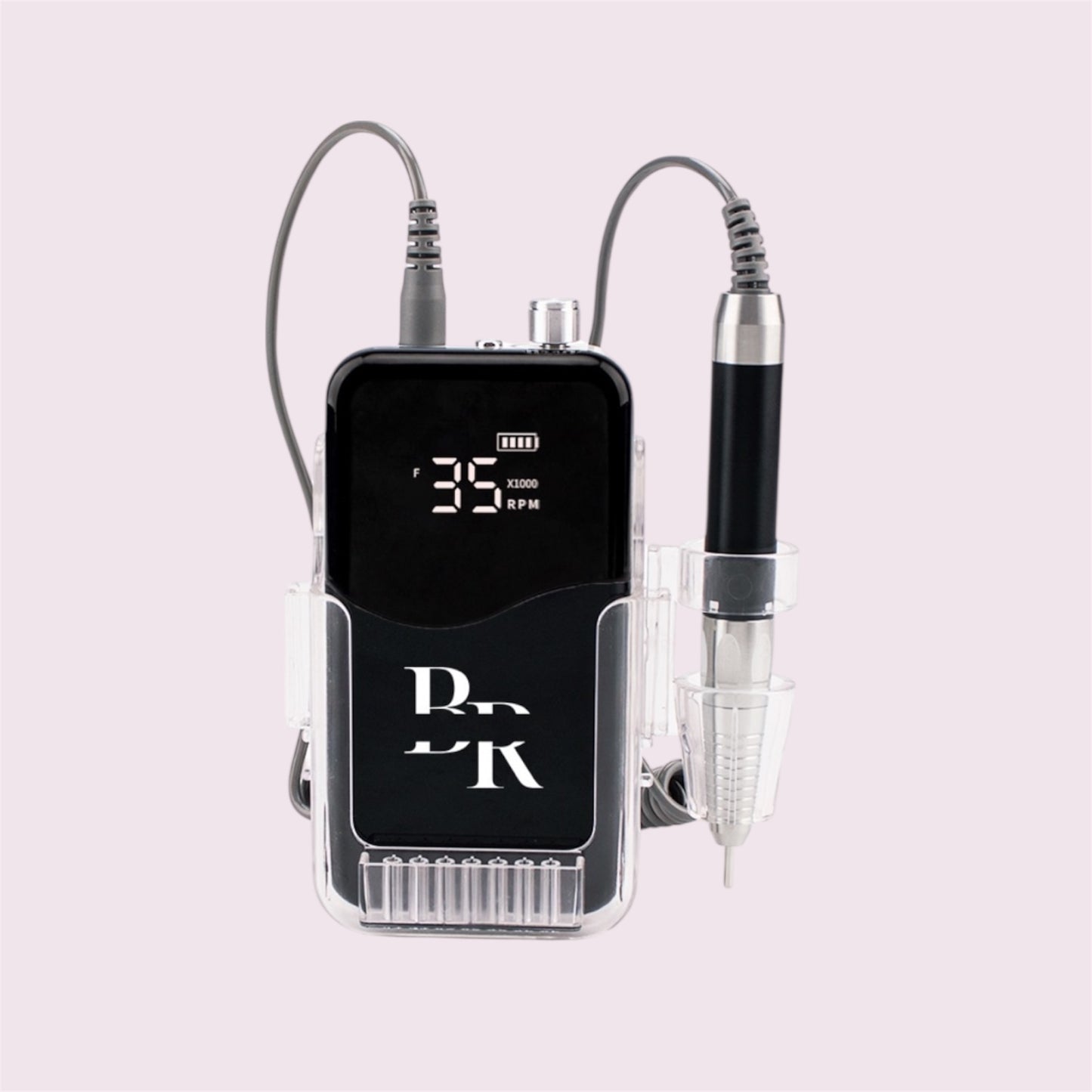 Draadloze Hybrid Brushless Nail Drill - Zwart