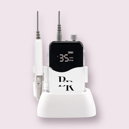 Draadloze Hybrid Brushless Nail Drill - Wit